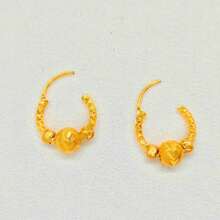 Earrings Gold Plated Small Round Earings Fashion Jewelry For Woman Gifts Hoops Pircing Gold Earrings Piercings Accesories