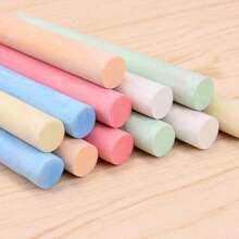 1pc Colorful Chalk, Stone Chalk Suitable For DIY Wall, Blackboard Drawings, Unique Patterns, Suitable For Classroom, Christmas, Wall Drawing,Back To School