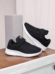 Boys' & Girls' Breathable Mesh Sporty Sneakers, Lightweight Children Running Casual Shoes
