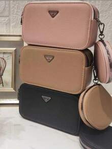 ASALOOG WOMEN'S BAG WITH WIDE CROSSOVER STRAP AND KEYCHAIN COIN PURSE DB-1165