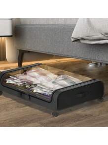 Under Bed Storage Container Rolling Clothes Organizer Drawer With Wheels