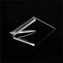 ANSCAPED Shears 2.0 Tepe Stainless Steel En's Nail Kit Fingernail Clippers Safety Scissors Tweezers And Nail File Travel Anicure Pedicure Set 4Piece Luxury Grooing Kit With Copact Case - 銀色 - 查看 3