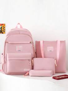 Multiple Combinations Of Women's Bags With Multiple Pockets And Zippers, Suitable For Daily Use, Commuting, Outdoor Activities, Accommodating Laptops, Backpacks Suitable For College Students, Teen Boys And Girls, Perfect For University, Business, Work, Commuting High School, Outdoor, Hiking, Travel, Rock Climbing, Sports Fields, Sports, Outings, Back To School, Street And Japanese Style Backpacks