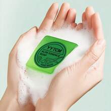 YYTCM 65g Aloe Essence Soap Bar Deep Cleansing, Hydrating Gentle Cleanser For Face, Body & Back For All Skin Types 1/2/6/12pcs - Green - View 7