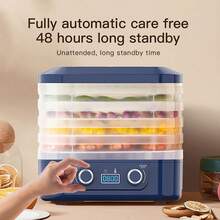 家用食品脱水机，食品冷冻干燥机，带5个托盘，糖果冷冻干燥机，带智能定时器和温度控制，冷冻干燥零食机，用于水果、肉类和蔬菜储存