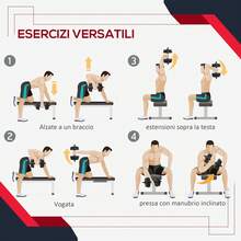 HOMCOM Manubrio - nero - Visualizzare 7