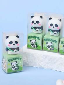 1pc/3pcs/5pcs Funny Creative Panda Pencil Maker, Luxurious Cool And Fashionable Stationery, Random Colors, Birthday Decoration Pen Sharpener With Novel Shapes, Peculiar And Unique Designs, Fun School Supplies And Teacher Reward Gifts, Kids Pencils, Cool Kids, Teacher Soft Stationery, Boy Gifts, Girl Gifts, Suitable For Graduation Season, Independence Day, Back To School Season - Multicolor - View 5