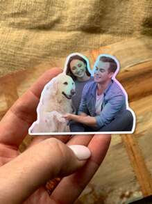 Custom Couples Stickers, Boyfriend Stickers, Girlfriend Stickers, Husband Stickers, Wifey Stickers,Photo Sticker, Family Photo Sticker, Journal Sticker, Custom Picture Sticker,Back To School Gift.