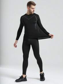 Men's Autumn/Winter Sports & Casual Tracksuit Set, Suitable For Running, Basketball, Gym