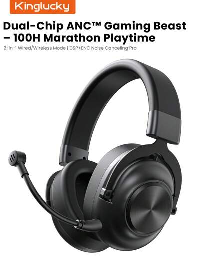 Kinglucky Kinglucky I6 Gaming Headset: Surround Sound - 50mm Drivers - Memory Foam Cushion - Compatible PC,Switch - 3.5mm Audio Jack