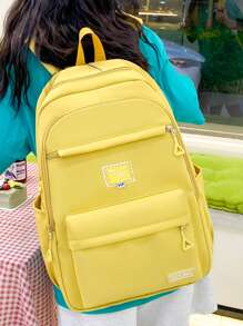 Multiple Combinations Of Women's Bags With Multiple Pockets And Zippers, Suitable For Daily Use, Commuting, Outdoor Activities, Accommodating Laptops, Backpacks Suitable For College Students, Teen Boys And Girls, Perfect For University, Business, Work, Commuting High School, Outdoor, Hiking, Travel, Rock Climbing, Sports Fields, Sports, Outings, Back To School, Street And Japanese Style Backpacks