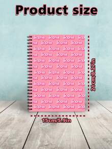 Customized Personalized Name Notebooks, Spiral-Bound Notebooks, Cute Student Diaries, Back-To-School Gifts, Teacher Appreciation Gifts, Gifts For The First Day Of School, Cute School Stationery Sets Suitable For Boys And Girls, Essential School Stationery Sets,Multi-Functional,Ornamental,Reusable,Modern,Colorful,Cute,Vintage,Cartoon,Kawaii,Custom,Personalized,Unique,Customized,Workers,Clients,Students,For Business/Work/Office,For School,Office & School Supplies,Xmas Decoration,Tendencia Local - Multicolor - View 3