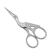 Bird Tailoring Scissors With Cutter Embroidery Crochet Eyebrow Design Heron - Kéo cắt chim (WJ-1039) 1 chiếc - Xem 4