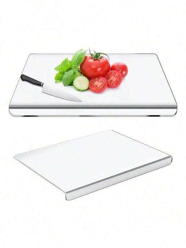 Planche à découper transparente en acrylique pour plan de travail de cuisine, pad de découpe de fruits et légumes, tapis de préparation de viande