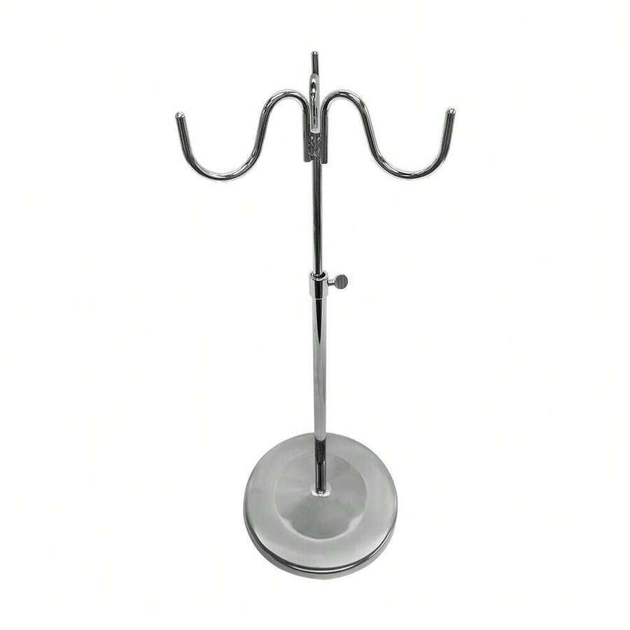 Adjustable 15''-28'' Chrome Triple Purse Display Fixture Retail Store Display - 1 - View 1