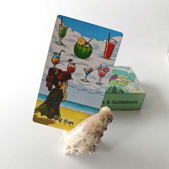 Summer Holiday Tarot Cards, Divination & Fortune Telling Toys For Teenagers, Desktop Card Game For Parties & Gatherings