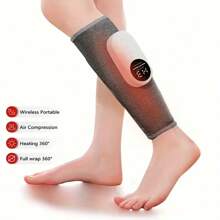 1/2 Pcs Leg Massager - Advanced Rechargeable Air Compression Massage For Calf, Foot And Leg Muscle Relaxation, Christmas, Mother's/Father's Day Gift, USB Rechargeable 2000mAh Lithium Battery