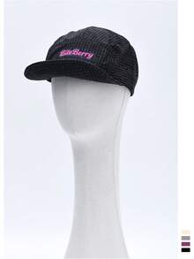1pc Soft Top Triangle Logo 5-Panel Quick-Dry Baseball Cap, Minimalist Casual Versatile Adjustable Snapback Hat With Stitched Mountain Peak & Letter, Spring/Summer Lightweight Sun Protection Outdoor Sports Cap,Beach,Holiday - Flat Eaves Quick Drying - View 48