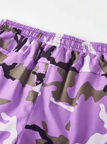 Pantaloni scurți sport dintr-o singură bucată, culoare solidă, design anti-frecare, pantaloni scurți sport unisex cu strat dublu, pantaloni de alergare, pantaloni de sală în aer liber