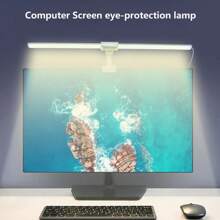 1 pieza Lámpara LED alimentada por USB para monitor de computadora, lámpara de juegos de computadora, lámpara de trabajo de computadora, lámpara USB, luz nocturna, adecuada para oficina, hogar, cafetería de internet, sala de juegos