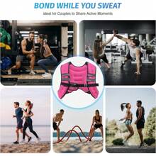 ZELUS Weighted Vest, 6lb/8lb/12lb/16lb/20lb/25lb/30lb Weight Vest With Reflective Stripe For Workout, Strength Training, Running, Fitness, Muscle Building, Weight Loss, Weightlifting