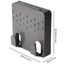 1 件壁挂式厨房刀架 - 多功能收纳整理器，用于存放刀具、剪刀、筷子和砧板，节省空间的设计，适合洗碗机清洗，黑色，厨房用具架，紧凑型整理器，耐用结构，家庭整理 - 彩色 - 查看 3