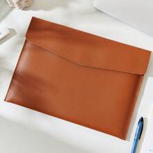 A4 PU Leather Document Envelope Folder – Waterproof File Pouch For Papers,With Magnetic Snap Closure, For Certificates, Passports,Diplomas, Contracts – Office, School& Travel Essential,Back To School,School Supplies