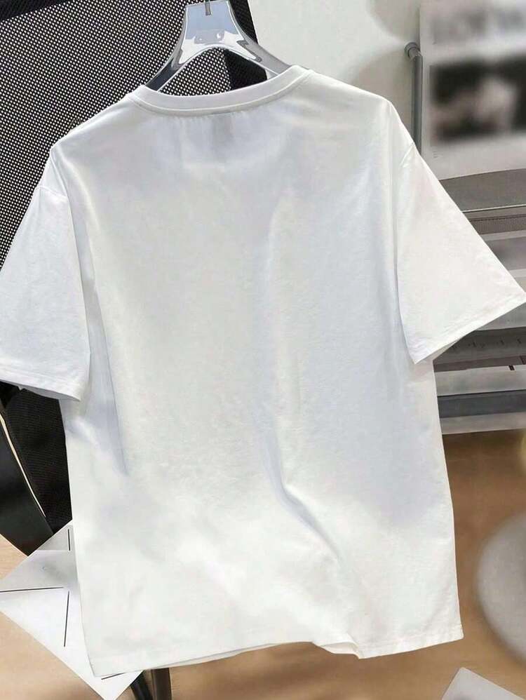 Camiseta de hombre con estampado de estrella retro, camiseta gráfica de hombre, estilo emo, años 2000 - Blanco - Añade 4
