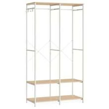 Bedroom Armoires - Trắng + Màu gỗ nguyên bản - Xem 3