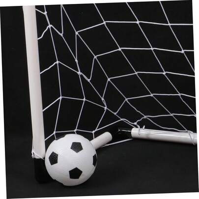 1 套 92 厘米室内/室外足球门，随机颜色足球泵，运动训练器材