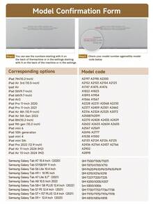 芙蓉海洋图案平板电脑保护套，兼容 iPad 9.7/10.2/10.5/10.9/12.9/Pro 11（第十代），兼容三星 Galaxy Tab S6 Lite 10.4 英寸，兼容 Kindle Paperwhite 第十二代（2024 年款），Kindle（第十一代）（2022 年发布），柔软防摔保护，智能支架/自动唤醒/睡眠功能 - 彩色 - 查看 9