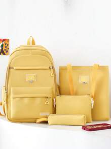 Multiple Combinations Of Women's Bags With Multiple Pockets And Zippers, Suitable For Daily Use, Commuting, Outdoor Activities, Accommodating Laptops, Backpacks Suitable For College Students, Teen Boys And Girls, Perfect For University, Business, Work, Commuting High School, Outdoor, Hiking, Travel, Rock Climbing, Sports Fields, Sports, Outings, Back To School, Street And Japanese Style Backpacks