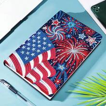 1 Set A5 Notebook With 5D Diamond Painting Peacock Theme, DIY Diamond Painting Notebook Craft Kit, Suitable For Handmade Creative Gift