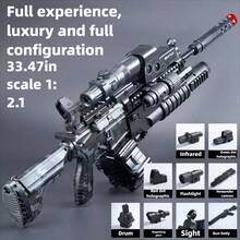 Large Gel Splatter Blaster For With Glasses Suitable For Backyard Fun And Outdoor Team Shooting Games, HK416 Full Configuration.M4A1 Full Configuration. - màu đen - Xem 5