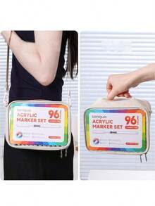 Bộ 9 bút vẽ màu acrylic Languo, 720 màu, đầu bút mềm có thể pha trộn, thích hợp cho vẽ tranh, thủ công DIY, dụng cụ mỹ thuật trường học, các lớp học nghệ thuật, mùa tựu trường và nhiều hơn nữa. - Nhiều màu - Xem 11