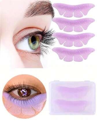 1 Pair Silicone Glitter Butterfly Lash Lift Pad Eyelash Perm Rod Shield Lash Lifting 3D Eyelash Curler Accessories Tool