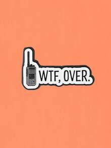 1PC' OVER 'Cartoon Phone Badge Unique Enamel Pin Suitable As A Gift For Friends - BR0002 - View 1