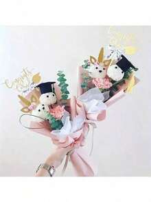 12Pcs/Set Mix Plastic Mini Western Cowboy Hats, Plastic Mini Party Hats, Party Favors, Party Accessories, Doll Decorations, Wine Bottle Decorations, Anniversary & Birthday & Wedding & Bachelor Party Favors Decorations, Mother Day Gift, Diy Crafts, Jewelry Making, Graduation Decorations 2025, Cute Multicolor Cap Accessories Collection - Multicolor - View 12