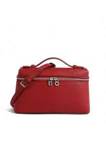 Bolsa de almuerzo de moda LP19, nueva bolsa de mano de modelo primavera/verano 2025 para mujer, bolso de hombro estilo tote y bandolera pequeño
