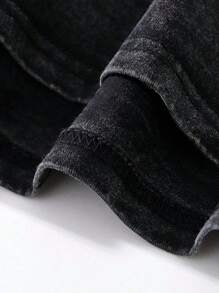 Modelo Men's Washed Cotton T-Shirt, All Cotton, Casual Sports Style Top T-Shirt, Fashionable Street Style, Suitable For Travel And Sports Wear