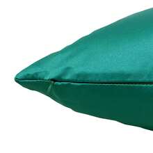 1 pièce Taie d'oreiller en satin unicolore, imitation soie. Style moderne en fibre de polyester carrée, convient pour le salon, la décoration de la maison, housse de coussin avec fermeture éclair, lavable en machine. Coussin non inclus. Disponible en 40x40cm, 45x45cm, 50x50cm, 60x60cm. Couleur unie. - émeraude - Voir 5