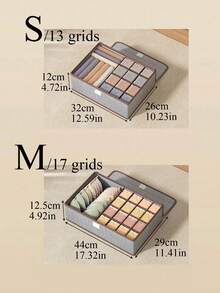 1 件抽屉式收纳盒,带隔层,用于内衣和袜子装饰装饰节日装饰房间装饰家居装饰卧室装饰卧室、收纳盒、收纳盒、家居收纳、女式白色 T 恤、女式黑色裤子、女士冬装、连衣裙、女士冬装、优雅女装、女士白衬衫、长袖、女士白色连体裤、女士春季连衣裙、女士春季服装、春季、春装、极简主义、夏季上衣 - 灰色 - 查看 4