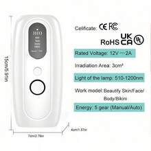 999,999 次闪光 IPL 激光脱毛仪，女性家用无痛脱毛机