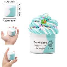 Kit de Slime com Manteiga Mista, Charms de Pirulito de Melancia para Crianças, Brinquedo Anti-Estresse Esticável e Não Pegajoso para Meninos e Meninas, Lembrancinhas para Festas, Presente, Slime, Slime ASMR, Massa de Modelar, Slime, Kit de Slime, Argila, Slime, Kit de Slime, Presente, Slime, Pacote de Slime, Brinquedos Fidgets de Slime