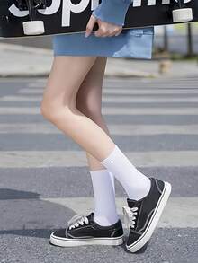 20 Stück/12 Stück/10 Stück/6 Stück/4 Stück/2 Stück Unisex Sport Crew Socken, modische bequeme Tennis Socken in Schwarz & Weiß, dicke atmungsaktive Socken für Herren & Damen, ideal für Sport, Outdoor, Business, Lässig Anlässe - Verschiedenfarbig - Übersicht 4