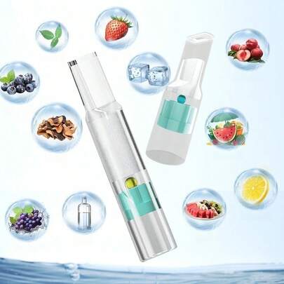 Pacote com 8 cápsulas descartáveis com filtro para cigarro (com pontas de filtro), sabores de frutas variados, adequadas para cigarros comuns e finos, pontas de filtro unissex, essenciais para festas e eventos de formatura, pequenos presentes de Halloween e Natal