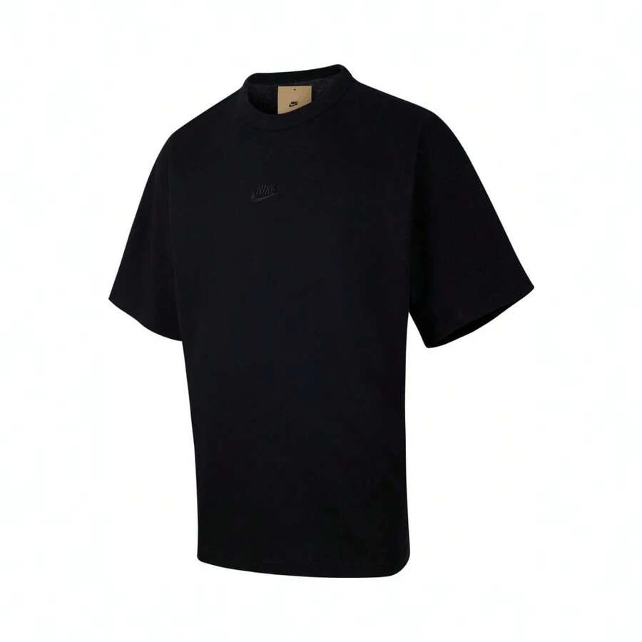 Nike 男式 AS M NSW TEE OS PREM ESSNTL FA 短袖 T 恤，针织圆领，THF9607-010 - 黑色 - 查看 1