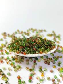 1200 颗玻璃种子珠套件，用于珠宝制作，2 毫米 11/0 优质透明渐变喇叭珠，25 种颜色可选，20 克/包，均匀耐用的散珠，适合 DIY 制作，适用于手链、编织首饰、刺绣、项链、耳环、戒指 - 送给家人和朋友的绝佳礼物 - 1200 20 公克 2mm 超優透明暈染米珠 - 查看 28