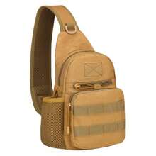 Bolso de hombroáctico, mochila para senderismo, nailon para hombre, caza al aire libre, Camping, pesca, Molle, senderismo, bandolera para el pecho G7F5 - CP - Ver 5