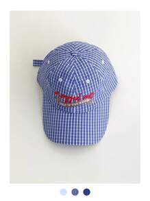 1pc Soft Top Retro Plaid Visor Hat, Women Large Brim Sun Protection Five Panels Cap, Streetwear Flat-Brim Casual Hip-Hop Baseball Cap, Suitable For Spring/Summer, Unisex